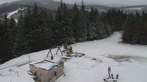 Ski areál SEVERKA v Dolní Lomné - Pohled na bazén - 30.12.2025 v 08:00 Ski areál SEVERKA v Dolní Lomné - Pohled na bazén - 30.12.2025 v 08:00