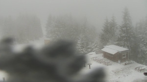 Ski areál SEVERKA v Dolní Lomné - Pohled na bazén - 15.2.2026 v 14:30 Ski areál SEVERKA v Dolní Lomné - Pohled na bazén - 15.2.2026 v 14:30