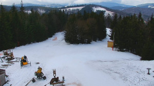 Ski areál SEVERKA v Dolní Lomné - Pohled na bazén - 23.2.2026 v 13:30 Ski areál SEVERKA v Dolní Lomné - Pohled na bazén - 23.2.2026 v 13:30