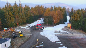 Ski areál SEVERKA v Dolní Lomné - Pohled na bazén - 18.3.2026 v 06:30 Ski areál SEVERKA v Dolní Lomné - Pohled na bazén - 18.3.2026 v 06:30