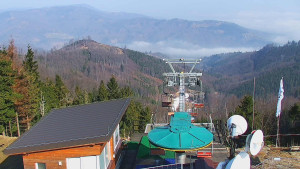 Ski areál SEVERKA v Dolní Lomné - Pohled na bazén - 18.3.2026 v 09:30 Ski areál SEVERKA v Dolní Lomné - Pohled na bazén - 18.3.2026 v 09:30