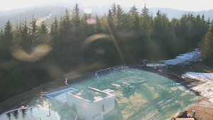 Ski areál SEVERKA v Dolní Lomné - Pohled na bazén - 18.3.2026 v 16:00 Ski areál SEVERKA v Dolní Lomné - Pohled na bazén - 18.3.2026 v 16:00