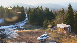 Ski areál SEVERKA v Dolní Lomné - Pohled na bazén - 18.3.2026 v 17:00 Ski areál SEVERKA v Dolní Lomné - Pohled na bazén - 18.3.2026 v 17:00