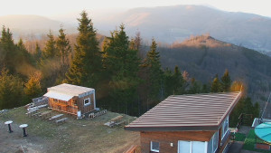 Ski areál SEVERKA v Dolní Lomné - Pohled na bazén - 18.3.2026 v 17:30 Ski areál SEVERKA v Dolní Lomné - Pohled na bazén - 18.3.2026 v 17:30