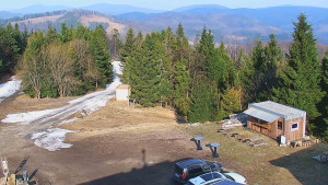 Ski areál SEVERKA v Dolní Lomné - Pohled na bazén - 22.3.2026 v 08:00 Ski areál SEVERKA v Dolní Lomné - Pohled na bazén - 22.3.2026 v 08:00