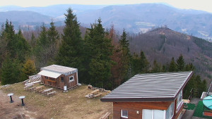 Ski areál SEVERKA v Dolní Lomné - Pohled na bazén - 22.3.2026 v 17:00 Ski areál SEVERKA v Dolní Lomné - Pohled na bazén - 22.3.2026 v 17:00