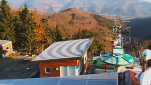 Ski areál SEVERKA v Dolní Lomné - Pohled na bazén - 10.4.2026 v 07:30 Ski areál SEVERKA v Dolní Lomné - Pohled na bazén - 10.4.2026 v 07:30