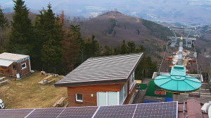 Ski areál SEVERKA v Dolní Lomné - Pohled na bazén - 10.4.2026 v 16:30 Ski areál SEVERKA v Dolní Lomné - Pohled na bazén - 10.4.2026 v 16:30