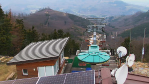 Ski areál SEVERKA v Dolní Lomné - Pohled na bazén - 10.4.2026 v 17:00 Ski areál SEVERKA v Dolní Lomné - Pohled na bazén - 10.4.2026 v 17:00