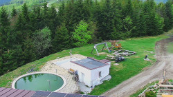 Pohled na bazén