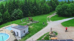 Pohled na bazén