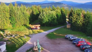 Skigebiet SEVERKA in Dolní Lomná - Blick auf den Pool - 11.7.2026 v 06:00 Skigebiet SEVERKA in Dolní Lomná - Blick auf den Pool - 11.7.2026 v 06:00