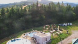 Pohled na bazén