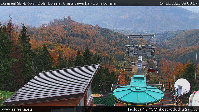 Ski areál SEVERKA v Dolní Lomné - Chata Severka - Dolní Lomná - 14.10.2025 v 08:00 Ski areál SEVERKA v Dolní Lomné - Chata Severka - Dolní Lomná - 14.10.2025 v 08:00