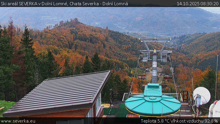 Ski areál SEVERKA v Dolní Lomné - Chata Severka - Dolní Lomná - 14.10.2025 v 08:30 Ski areál SEVERKA v Dolní Lomné - Chata Severka - Dolní Lomná - 14.10.2025 v 08:30