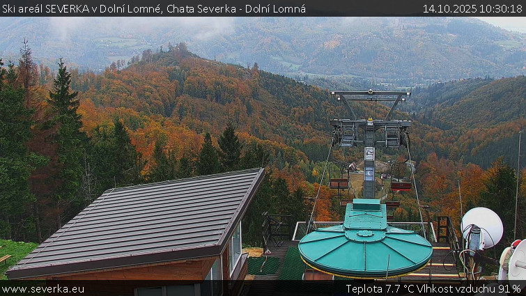 Ski areál SEVERKA v Dolní Lomné - Chata Severka - Dolní Lomná - 14.10.2025 v 10:30 Ski areál SEVERKA v Dolní Lomné - Chata Severka - Dolní Lomná - 14.10.2025 v 10:30