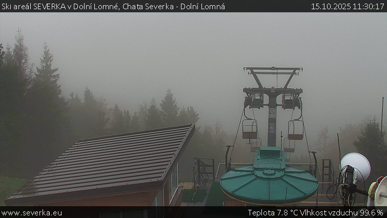 Ski areál SEVERKA v Dolní Lomné - Chata Severka - Dolní Lomná - 15.10.2025 v 11:30 Ski areál SEVERKA v Dolní Lomné - Chata Severka - Dolní Lomná - 15.10.2025 v 11:30