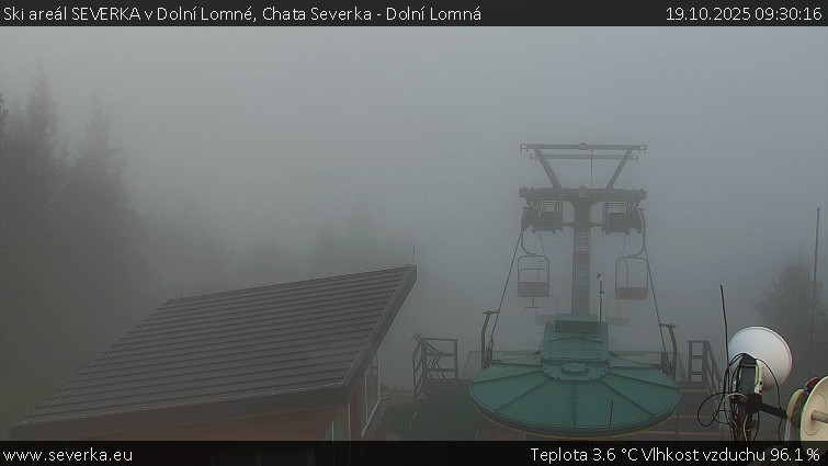 Ski areál SEVERKA v Dolní Lomné - Chata Severka - Dolní Lomná - 19.10.2025 v 09:30 Ski areál SEVERKA v Dolní Lomné - Chata Severka - Dolní Lomná - 19.10.2025 v 09:30