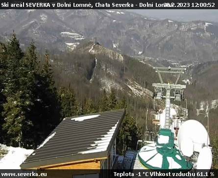 Ski areál SEVERKA v Dolní Lomné - Chata Severka - Dolní Lomná - 28.2.2023 v 12:00