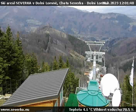 Ski areál SEVERKA v Dolní Lomné - Chata Severka - Dolní Lomná - 30.3.2023 v 12:01