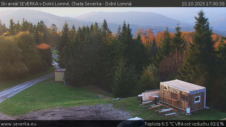 Ski areál SEVERKA v Dolní Lomné - Chata Severka - Dolní Lomná - 13.10.2025 v 17:30 Ski areál SEVERKA v Dolní Lomné - Chata Severka - Dolní Lomná - 13.10.2025 v 17:30