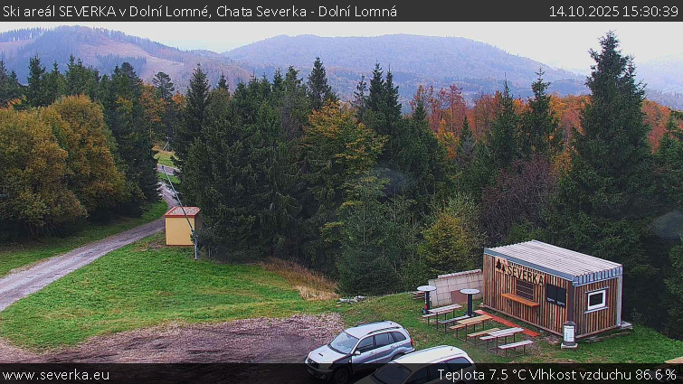 Ski areál SEVERKA v Dolní Lomné - Chata Severka - Dolní Lomná - 14.10.2025 v 15:30 Ski areál SEVERKA v Dolní Lomné - Chata Severka - Dolní Lomná - 14.10.2025 v 15:30