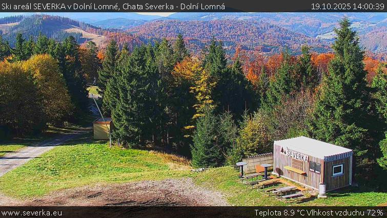 Ski areál SEVERKA v Dolní Lomné - Chata Severka - Dolní Lomná - 19.10.2025 v 14:00 Ski areál SEVERKA v Dolní Lomné - Chata Severka - Dolní Lomná - 19.10.2025 v 14:00