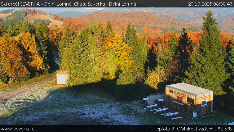 Ski areál SEVERKA v Dolní Lomné - Chata Severka - Dolní Lomná - 20.10.2025 v 08:30 Ski areál SEVERKA v Dolní Lomné - Chata Severka - Dolní Lomná - 20.10.2025 v 08:30