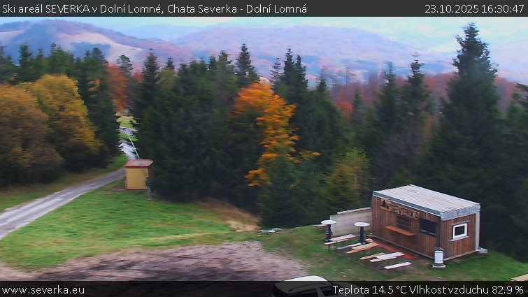 Ski areál SEVERKA v Dolní Lomné - Chata Severka - Dolní Lomná - 23.10.2025 v 16:30 Ski areál SEVERKA v Dolní Lomné - Chata Severka - Dolní Lomná - 23.10.2025 v 16:30