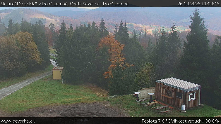 Ski areál SEVERKA v Dolní Lomné - Chata Severka - Dolní Lomná - 26.10.2025 v 11:00 Ski areál SEVERKA v Dolní Lomné - Chata Severka - Dolní Lomná - 26.10.2025 v 11:00