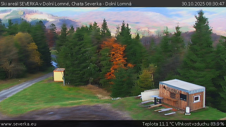 Ski areál SEVERKA v Dolní Lomné - Chata Severka - Dolní Lomná - 30.10.2025 v 08:30 Ski areál SEVERKA v Dolní Lomné - Chata Severka - Dolní Lomná - 30.10.2025 v 08:30