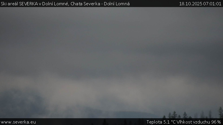 Ski areál SEVERKA v Dolní Lomné - Chata Severka - Dolní Lomná - 18.10.2025 v 07:01 Ski areál SEVERKA v Dolní Lomné - Chata Severka - Dolní Lomná - 18.10.2025 v 07:01