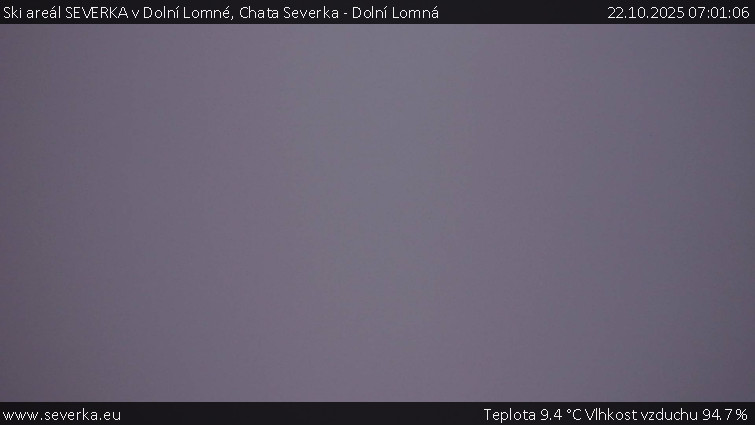 Ski areál SEVERKA v Dolní Lomné - Chata Severka - Dolní Lomná - 22.10.2025 v 07:01 Ski areál SEVERKA v Dolní Lomné - Chata Severka - Dolní Lomná - 22.10.2025 v 07:01