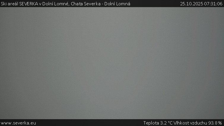 Ski areál SEVERKA v Dolní Lomné - Chata Severka - Dolní Lomná - 25.10.2025 v 07:31 Ski areál SEVERKA v Dolní Lomné - Chata Severka - Dolní Lomná - 25.10.2025 v 07:31