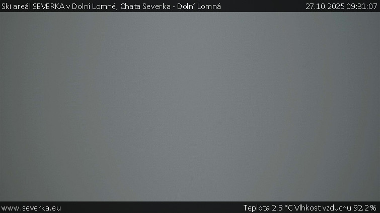 Ski areál SEVERKA v Dolní Lomné - Chata Severka - Dolní Lomná - 27.10.2025 v 09:31 Ski areál SEVERKA v Dolní Lomné - Chata Severka - Dolní Lomná - 27.10.2025 v 09:31
