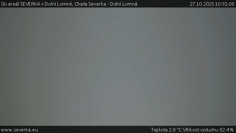 Ski areál SEVERKA v Dolní Lomné - Chata Severka - Dolní Lomná - 27.10.2025 v 10:31 Ski areál SEVERKA v Dolní Lomné - Chata Severka - Dolní Lomná - 27.10.2025 v 10:31