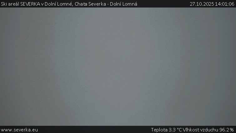 Ski areál SEVERKA v Dolní Lomné - Chata Severka - Dolní Lomná - 27.10.2025 v 14:01 Ski areál SEVERKA v Dolní Lomné - Chata Severka - Dolní Lomná - 27.10.2025 v 14:01
