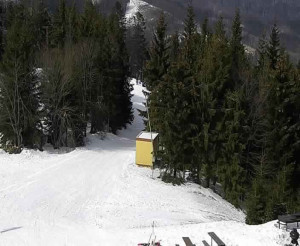 Ski areál SEVERKA v Dolní Lomné - Chata Severka - Dolní Lomná - 6.3.2023 v 11:02
