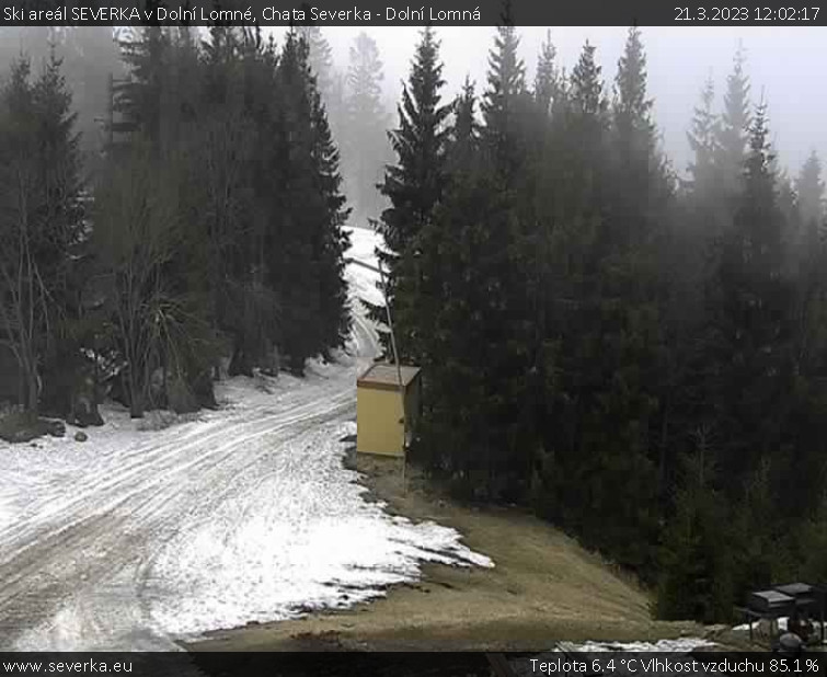 Ski areál SEVERKA v Dolní Lomné - Chata Severka - Dolní Lomná - 21.3.2023 v 12:02