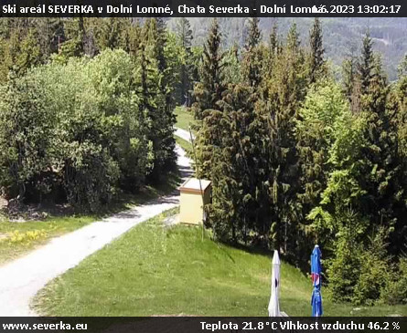 Ski areál SEVERKA v Dolní Lomné - Chata Severka - Dolní Lomná - 1.6.2023 v 13:02