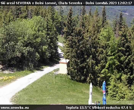 Ski areál SEVERKA v Dolní Lomné - Chata Severka - Dolní Lomná - 3.6.2023 v 12:02