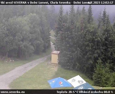Ski areál SEVERKA v Dolní Lomné - Chata Severka - Dolní Lomná - 1.7.2023 v 12:02