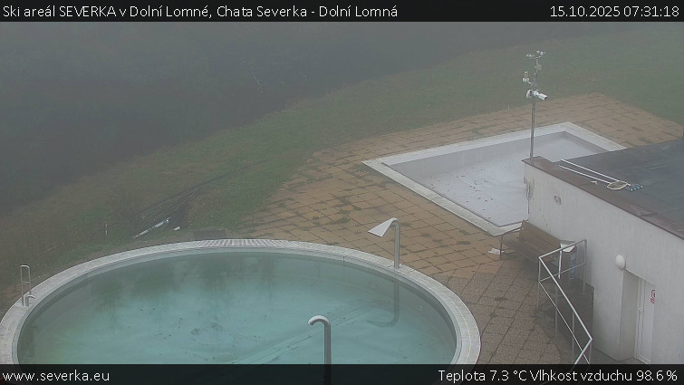 Ski areál SEVERKA v Dolní Lomné - Chata Severka - Dolní Lomná - 15.10.2025 v 07:31 Ski areál SEVERKA v Dolní Lomné - Chata Severka - Dolní Lomná - 15.10.2025 v 07:31
