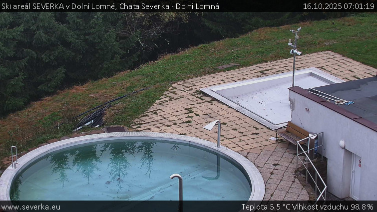 Ski areál SEVERKA v Dolní Lomné - Chata Severka - Dolní Lomná - 16.10.2025 v 07:01 Ski areál SEVERKA v Dolní Lomné - Chata Severka - Dolní Lomná - 16.10.2025 v 07:01