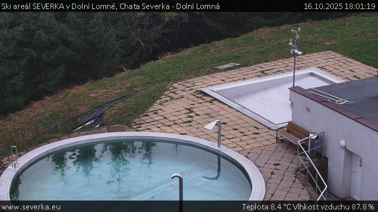 Ski areál SEVERKA v Dolní Lomné - Chata Severka - Dolní Lomná - 16.10.2025 v 18:01 Ski areál SEVERKA v Dolní Lomné - Chata Severka - Dolní Lomná - 16.10.2025 v 18:01
