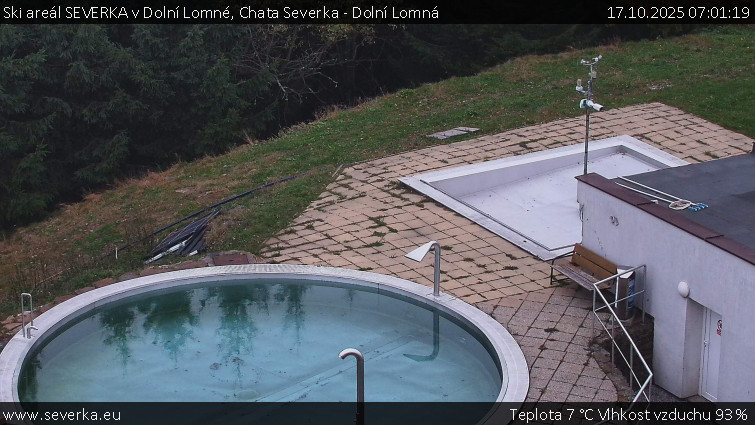Ski areál SEVERKA v Dolní Lomné - Chata Severka - Dolní Lomná - 17.10.2025 v 07:01 Ski areál SEVERKA v Dolní Lomné - Chata Severka - Dolní Lomná - 17.10.2025 v 07:01