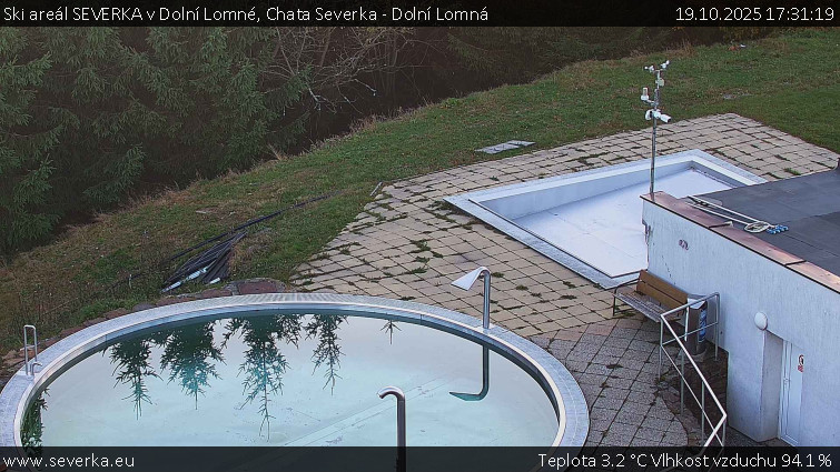 Ski areál SEVERKA v Dolní Lomné - Chata Severka - Dolní Lomná - 19.10.2025 v 17:31 Ski areál SEVERKA v Dolní Lomné - Chata Severka - Dolní Lomná - 19.10.2025 v 17:31