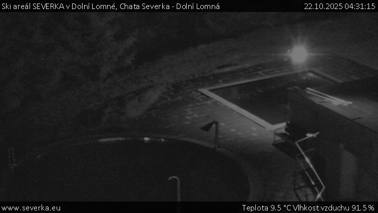 Ski areál SEVERKA v Dolní Lomné - Chata Severka - Dolní Lomná - 22.10.2025 v 04:31 Ski areál SEVERKA v Dolní Lomné - Chata Severka - Dolní Lomná - 22.10.2025 v 04:31