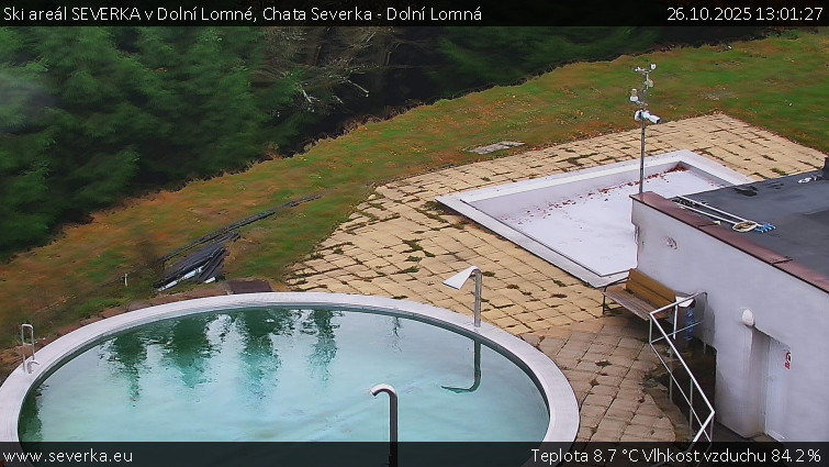 Ski areál SEVERKA v Dolní Lomné - Chata Severka - Dolní Lomná - 26.10.2025 v 13:01 Ski areál SEVERKA v Dolní Lomné - Chata Severka - Dolní Lomná - 26.10.2025 v 13:01