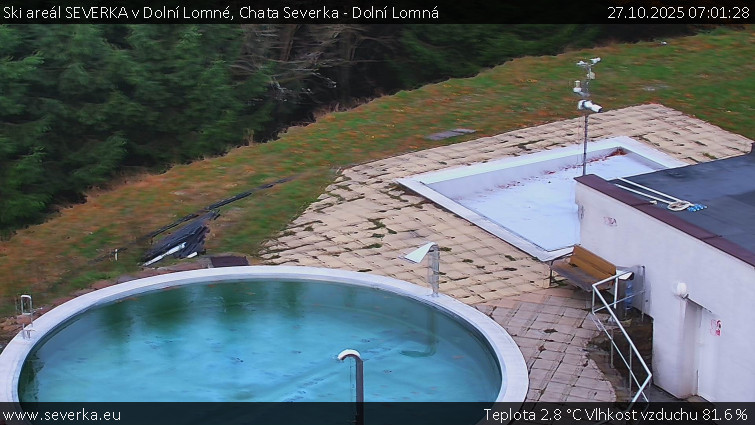 Ski areál SEVERKA v Dolní Lomné - Chata Severka - Dolní Lomná - 27.10.2025 v 07:01 Ski areál SEVERKA v Dolní Lomné - Chata Severka - Dolní Lomná - 27.10.2025 v 07:01